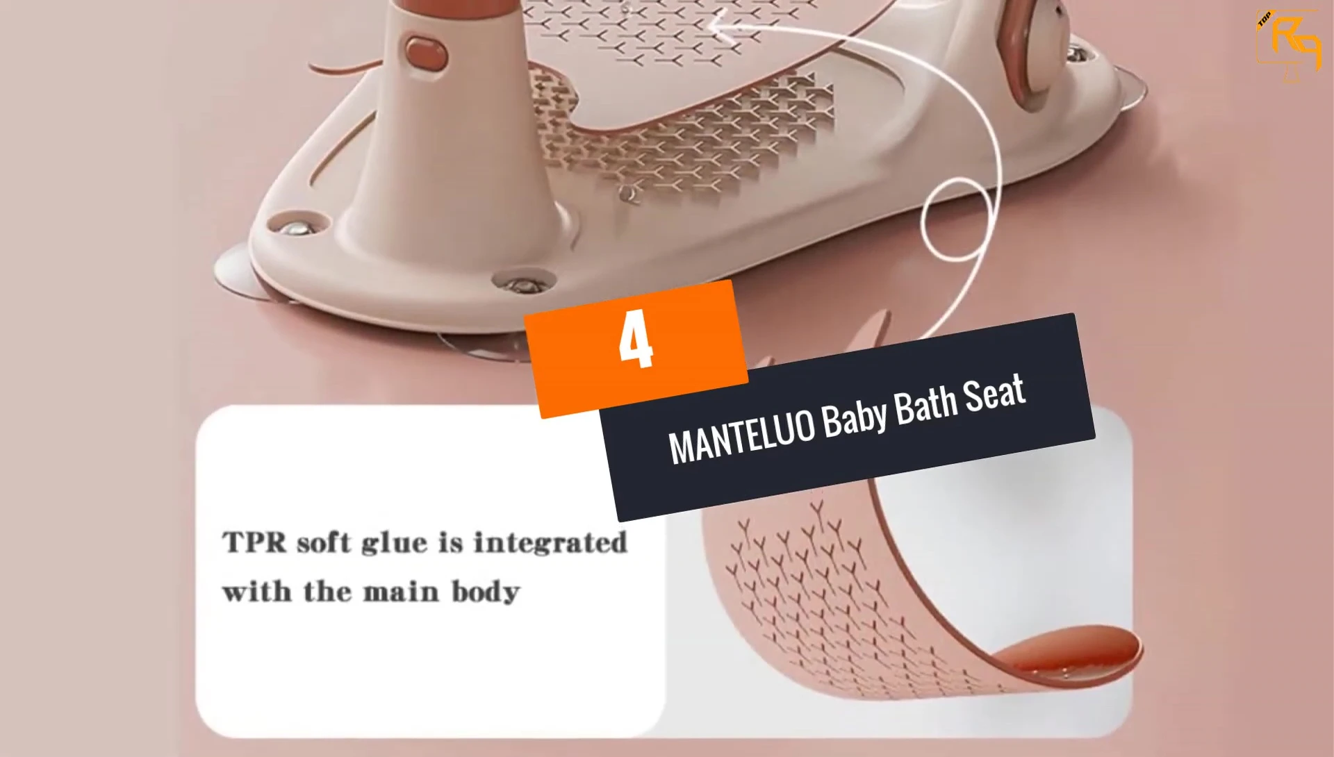 M-A-N-T-E-L-U-O Baby Bath Seat displayed.
