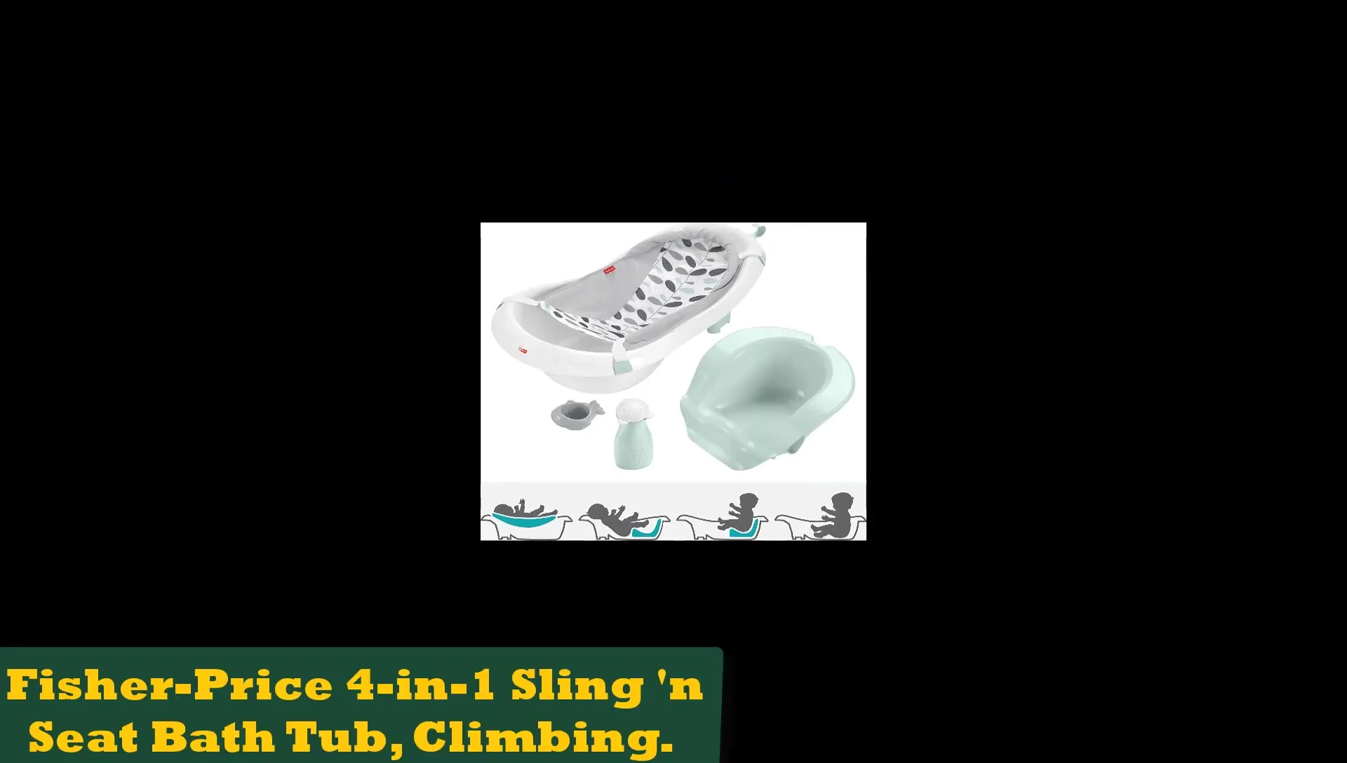 Fisher-Price 4-in-1 Sling 'n Seat Bathtub - Overall view
