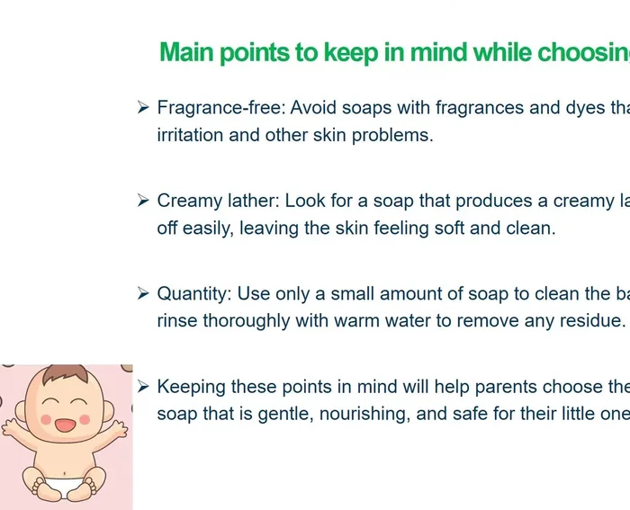 Introduction of the top 10 safe baby soap brands in India.