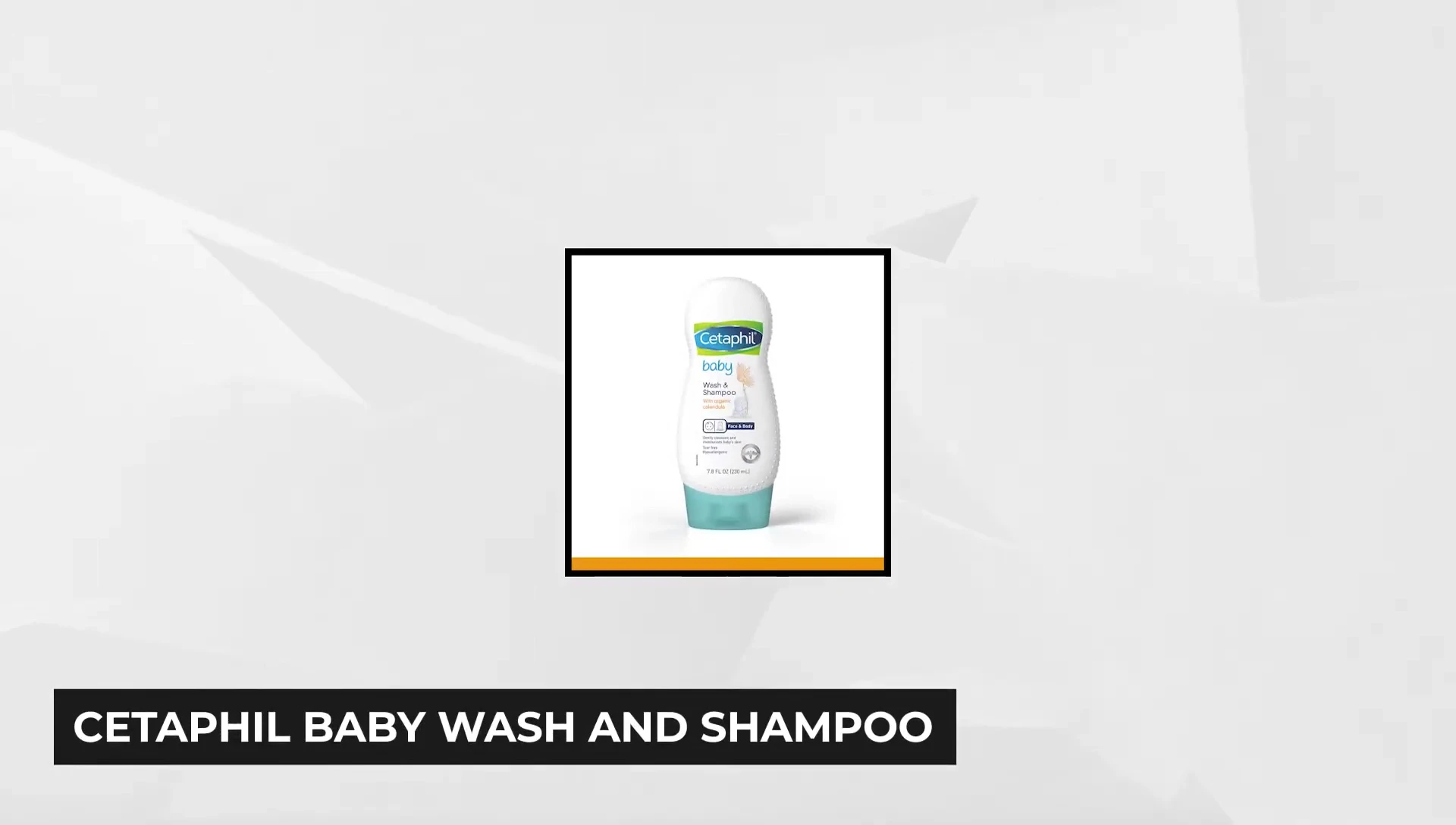 Cetaphil Baby Wash and Shampoo bottle