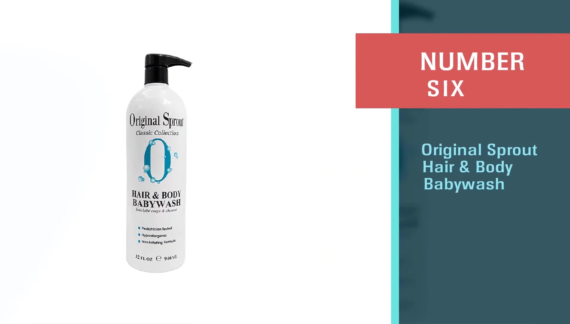 Original Sprout Hair and Body Baby Wash bottle