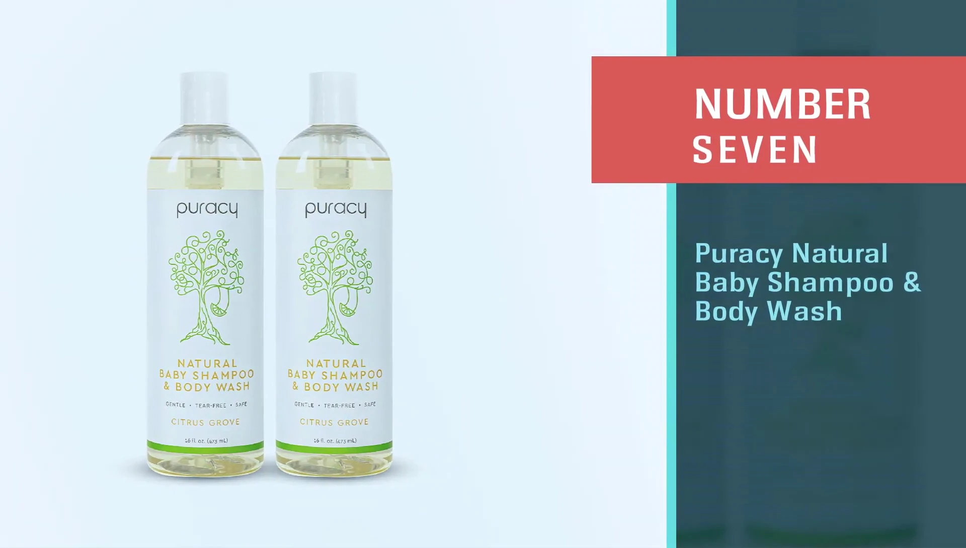 Puracy Natural Baby Shampoo and Body Wash bottle