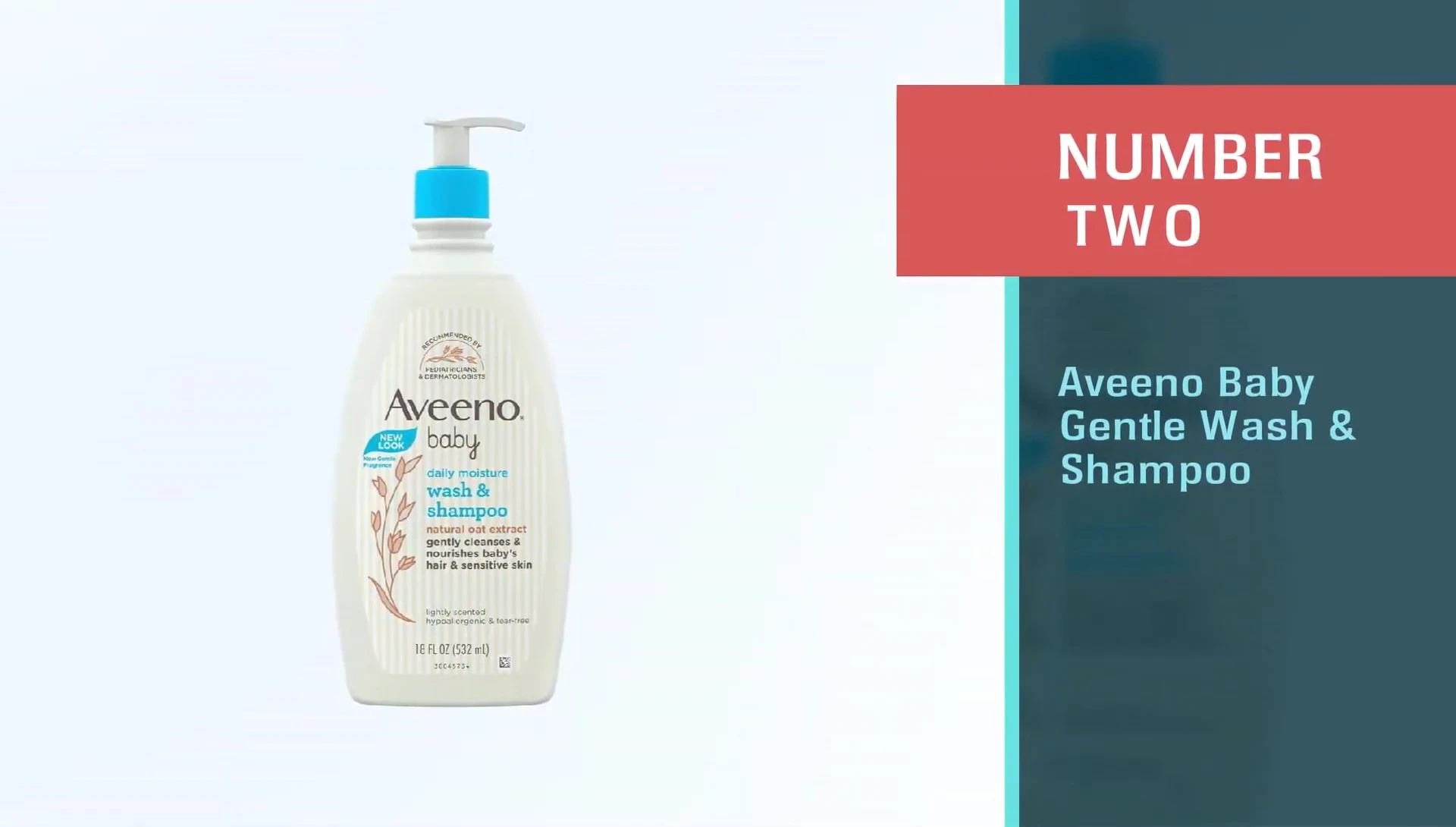 Aveeno Baby Gentle Wash & Shampoo bottle