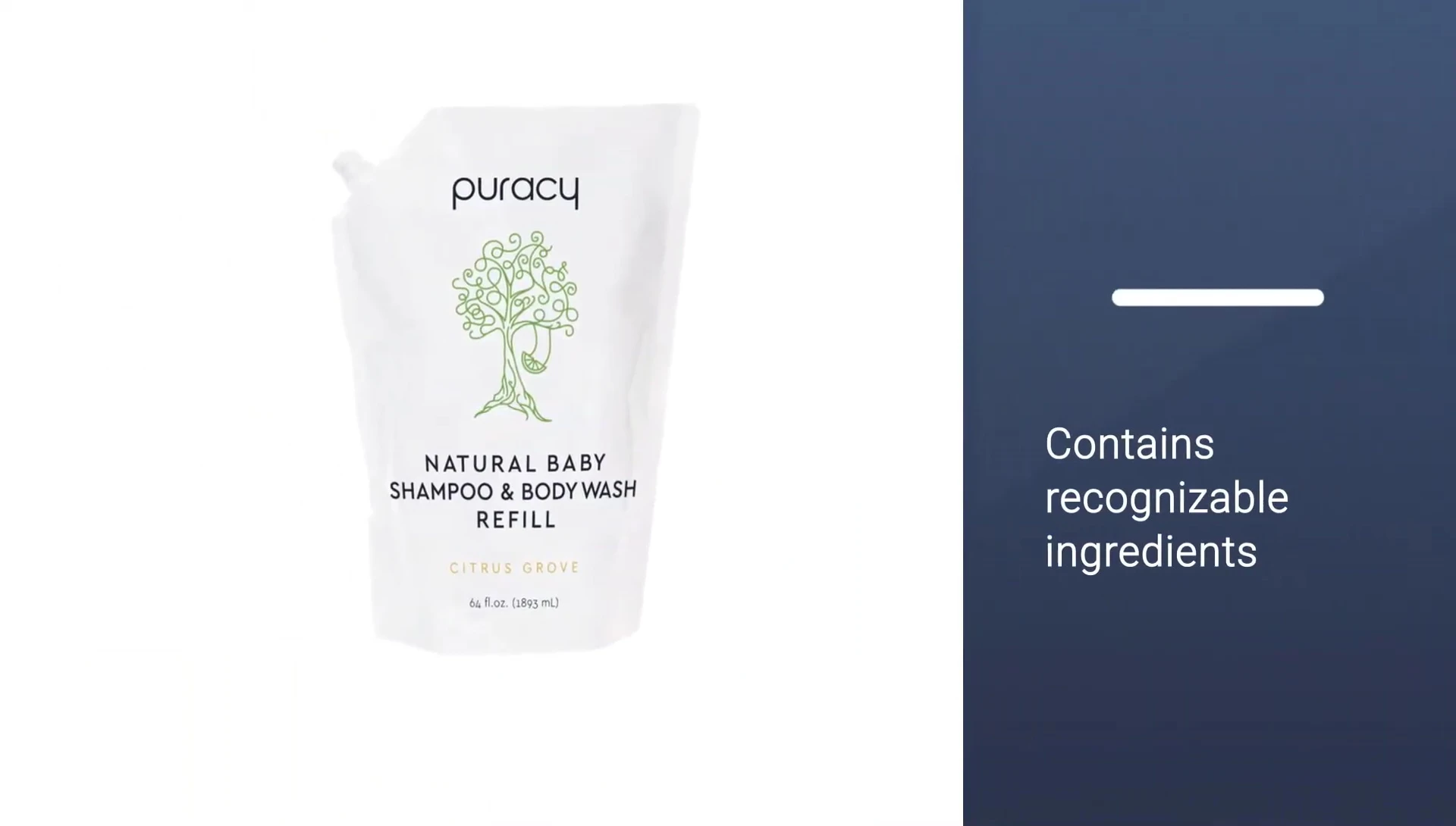 Listing key natural ingredients