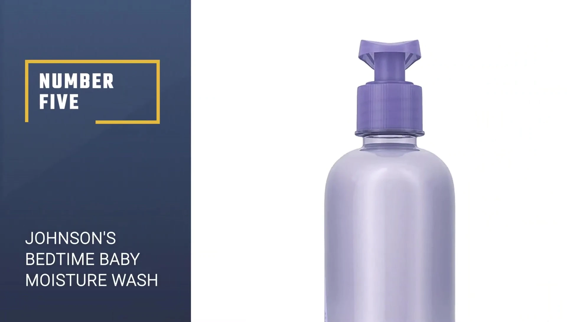 Johnson's Bedtime Baby Moisture Wash bottle