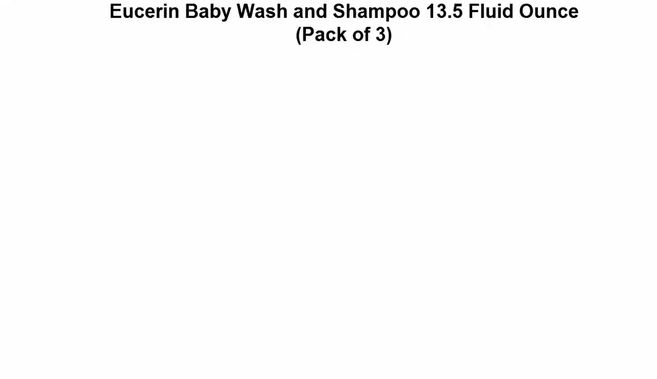 User Baby Wash and Shampoo 3-pack