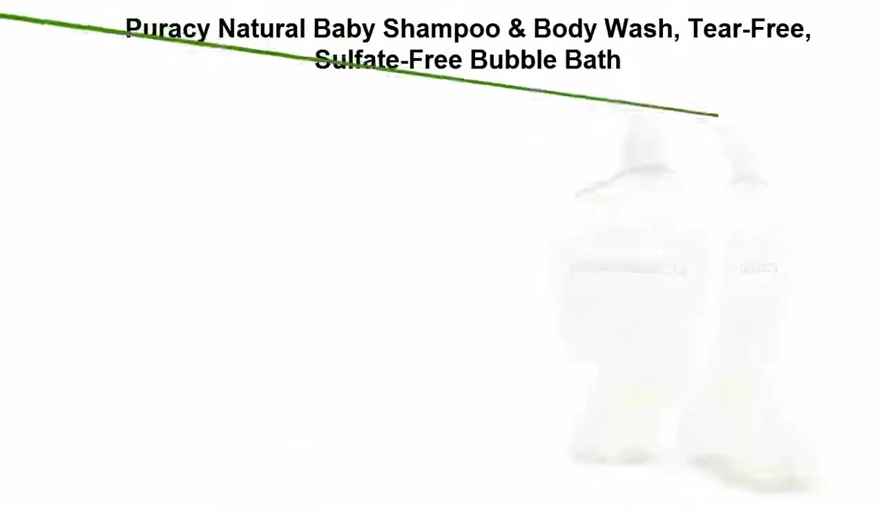 Puracy Natural Baby Shampoo and Body Wash bottle