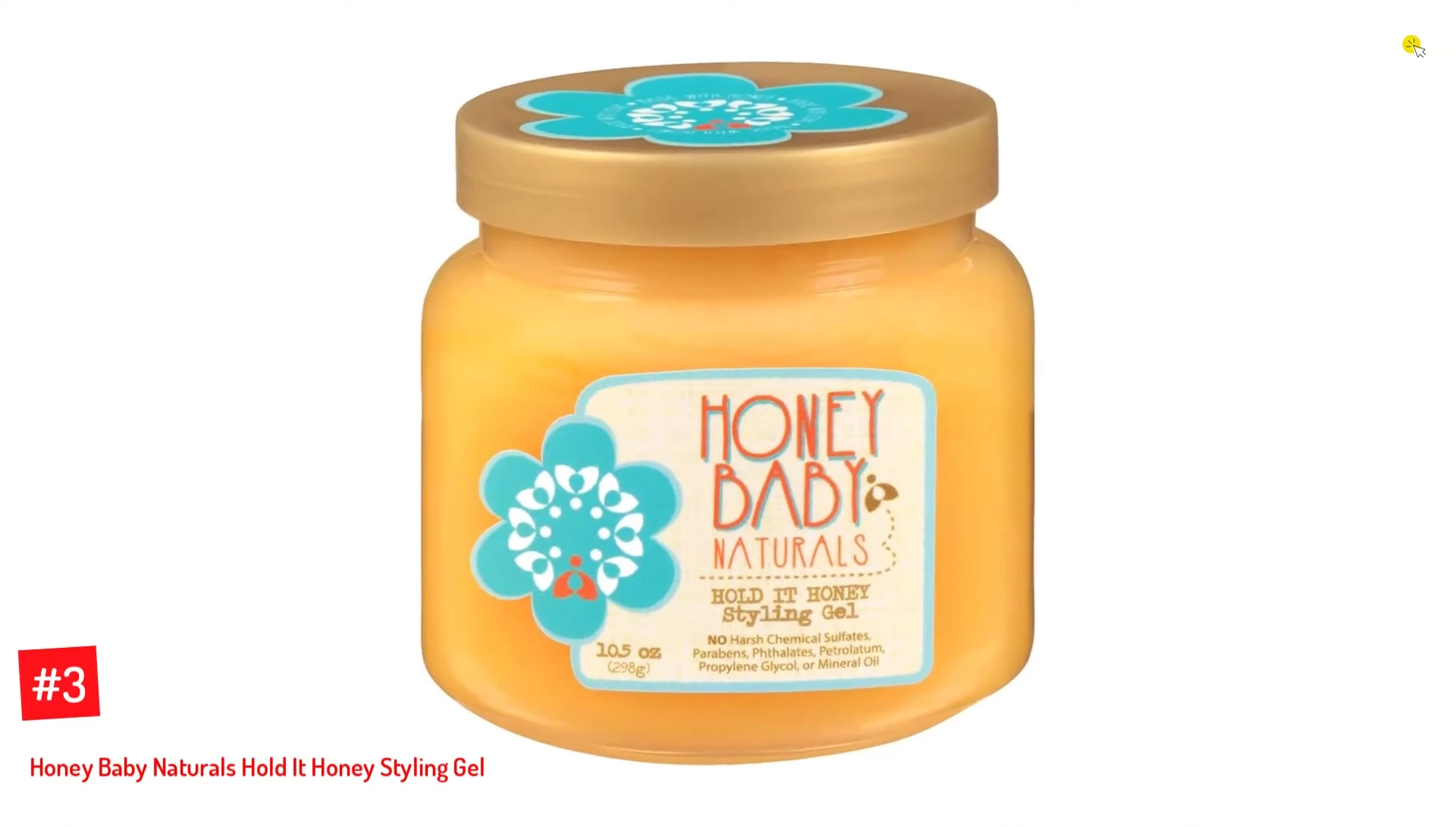 Honey Baby Naturals Hold It Honey Styling Gel product shot