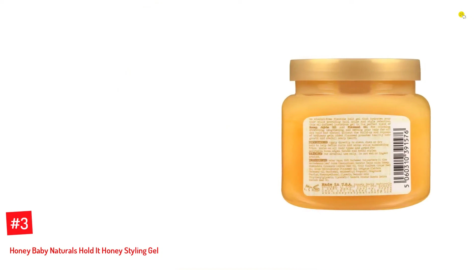 Close-up showcasing the gel's texture and ingredients
