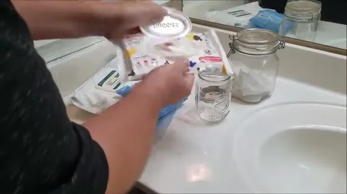 Pour out any excess liquid.