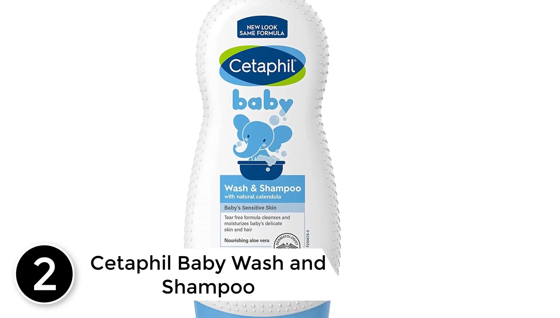 Close-up of Cetaphil Baby Wash and Shampoo lather