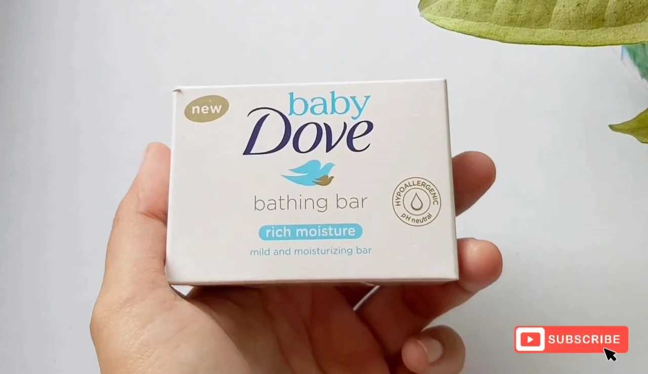 Image showing the 5-gram Dove Baby Soap packaging and price.