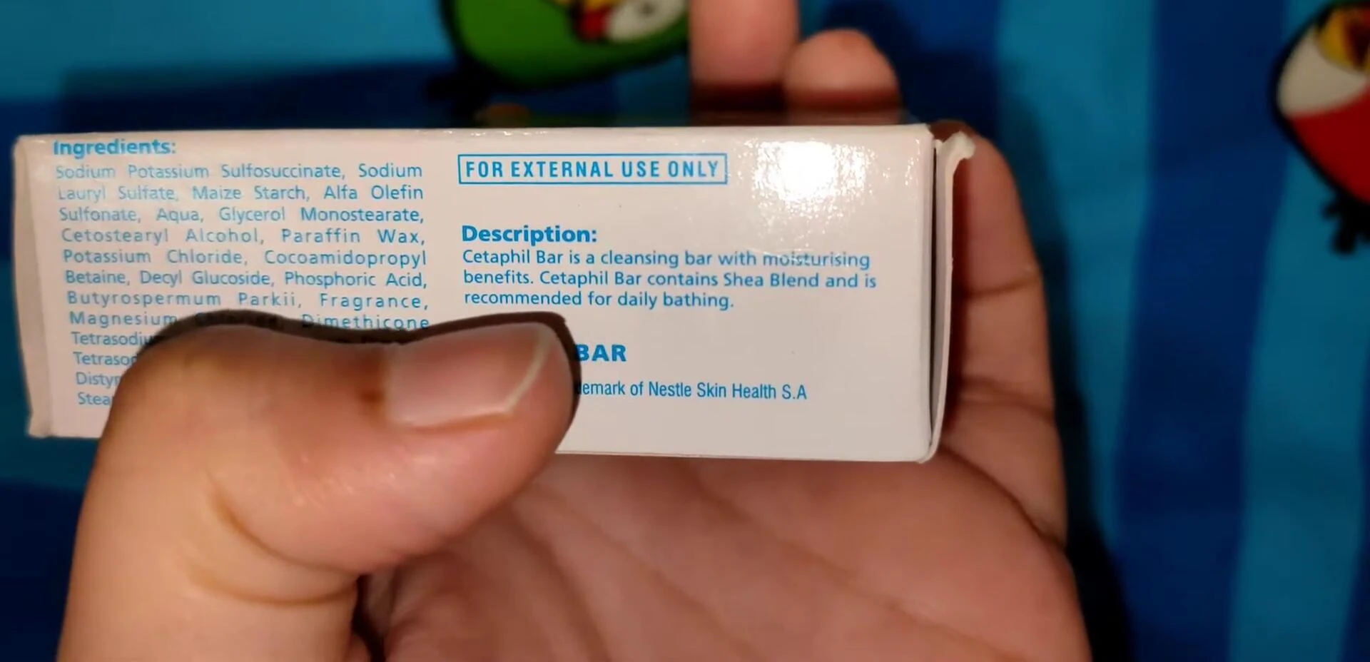Shot of various Cetaphil baby products
