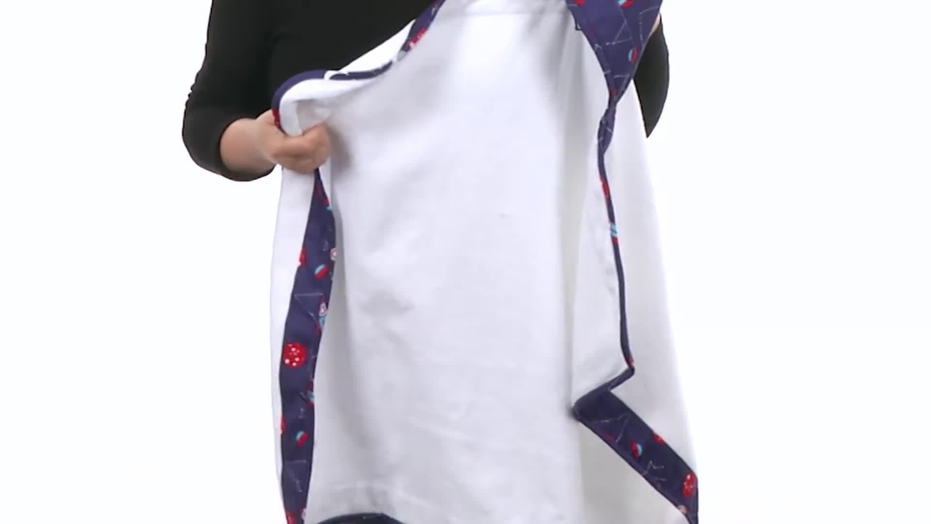 The towel showcasing its soft texture