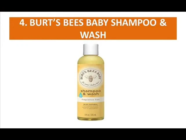Product shot of Burst B Baby Shampoo and Wash.