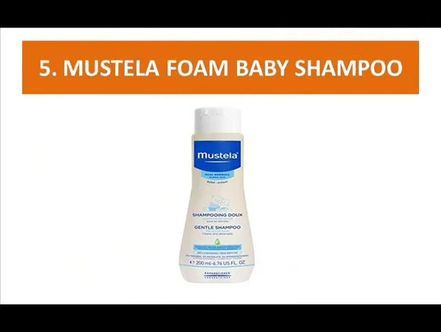 Product shot of Mustela Hair Shampoo.