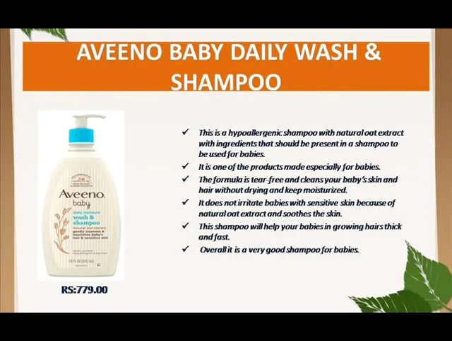 Product shot of Aveeno Baby Daily Moisturizing Wash.
