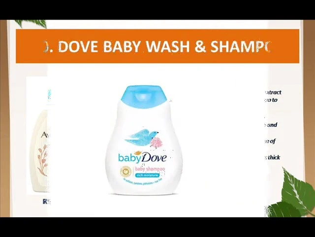 Product shot of Baby Dove Tear Free and Moisturizing Shampoo.
