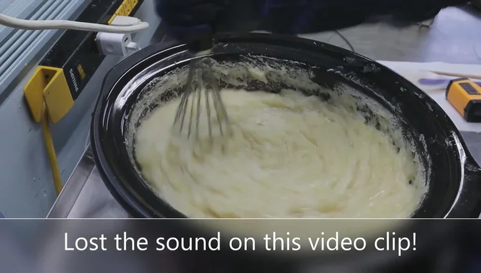 Pour the soap into a mold and let it cool completely.