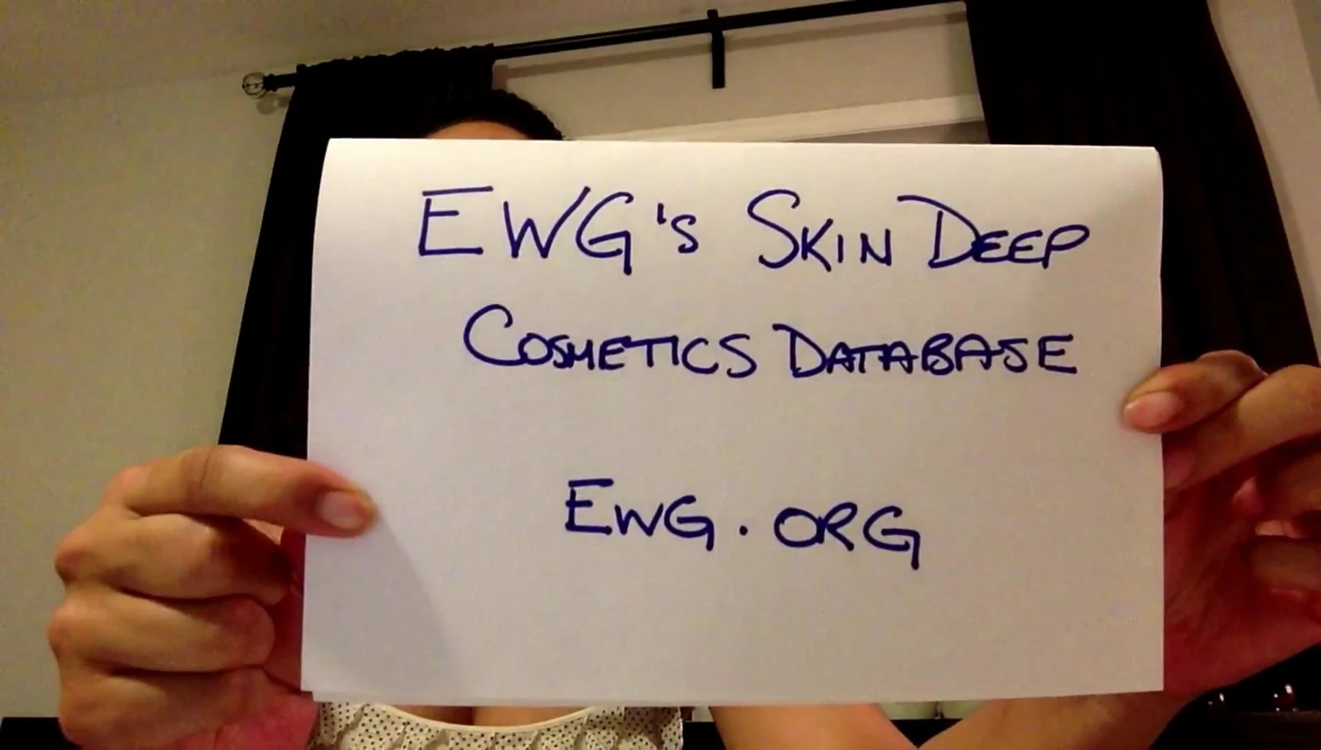 Screenshot of the EWG Skin Deep website.