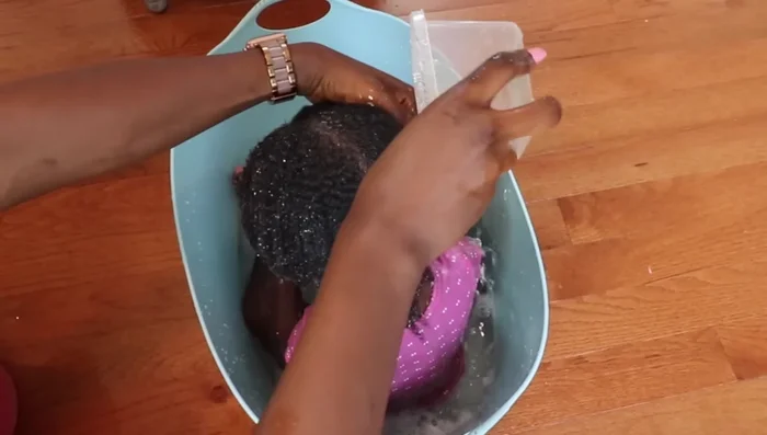 Wash Hair: Use Aveeno baby shampoo and conditioner to cleanse and condition.