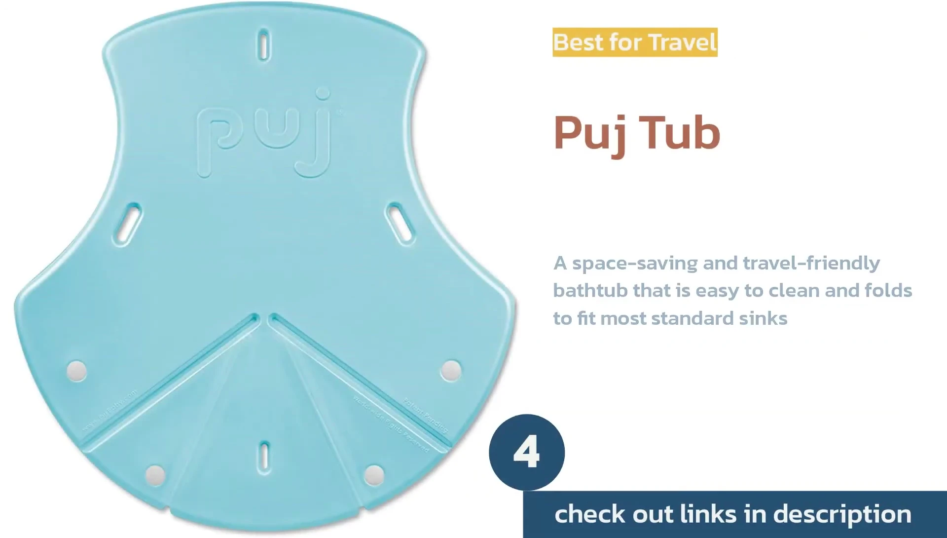 The Puey Tub shown folded and unfolded.