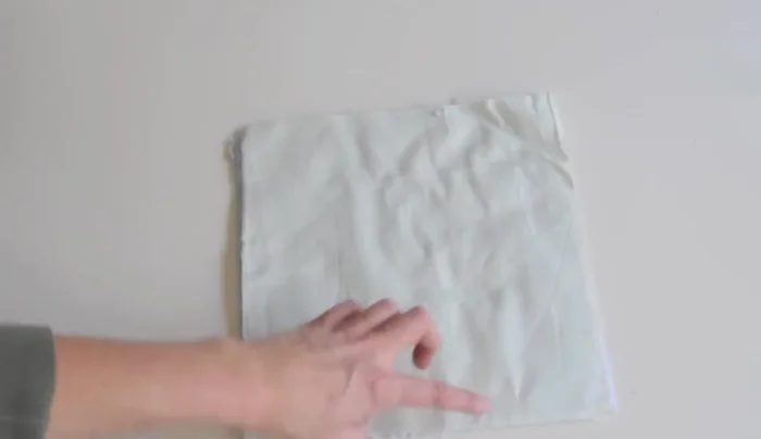 Stitch along the outside edge using a ¼ inch seam allowance, leaving a small opening for turning.