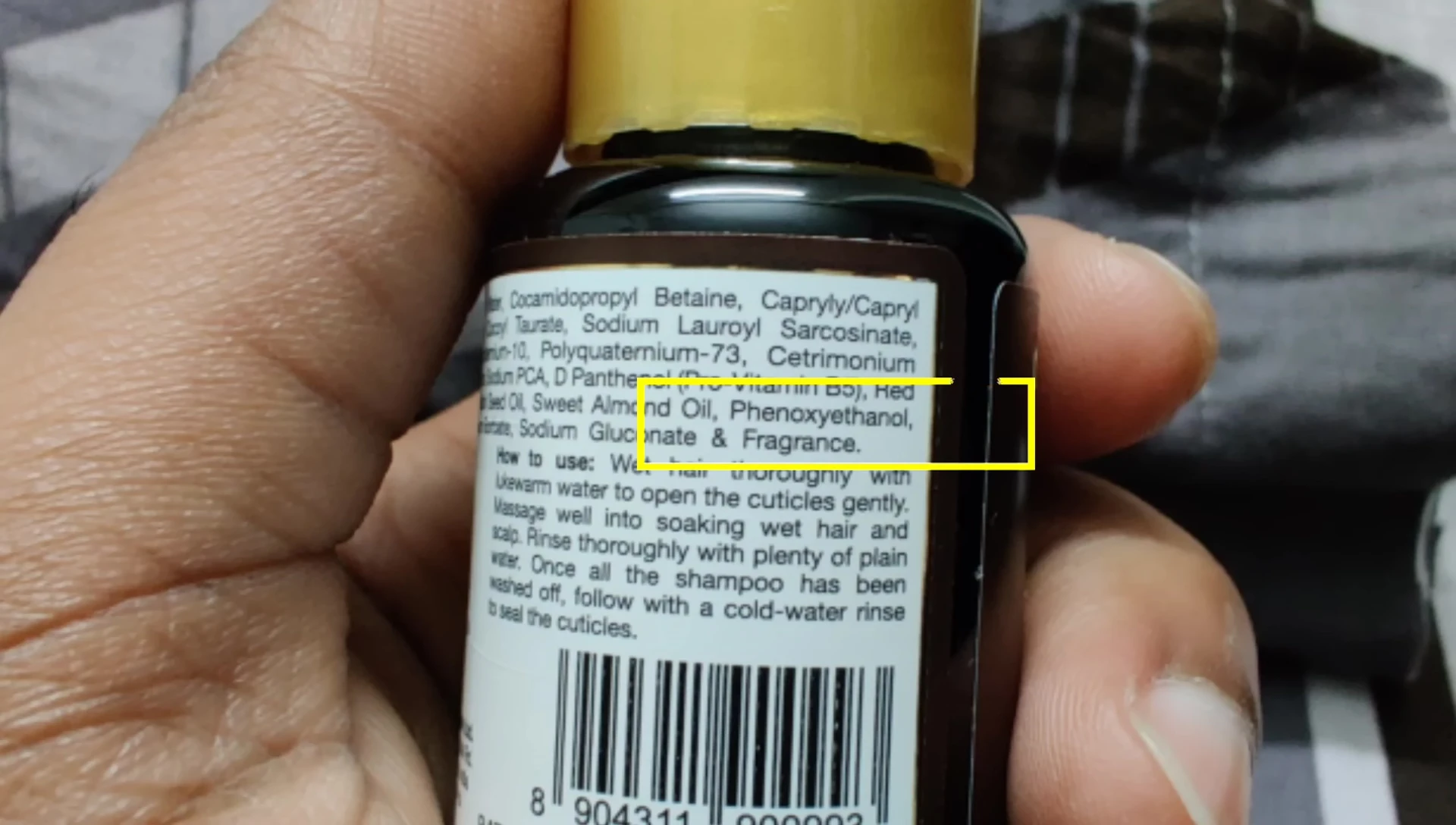 Image showcasing the key ingredients and their potential benefits (if shown in the video).