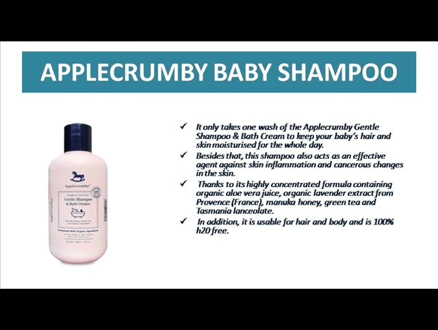Apple Crumpy Gentle Shampoo and Wash bottle