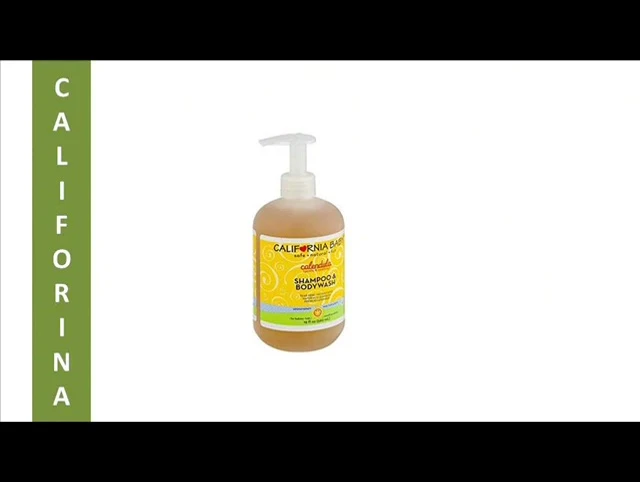 California Baby Shampoo and Baby Wash bottle