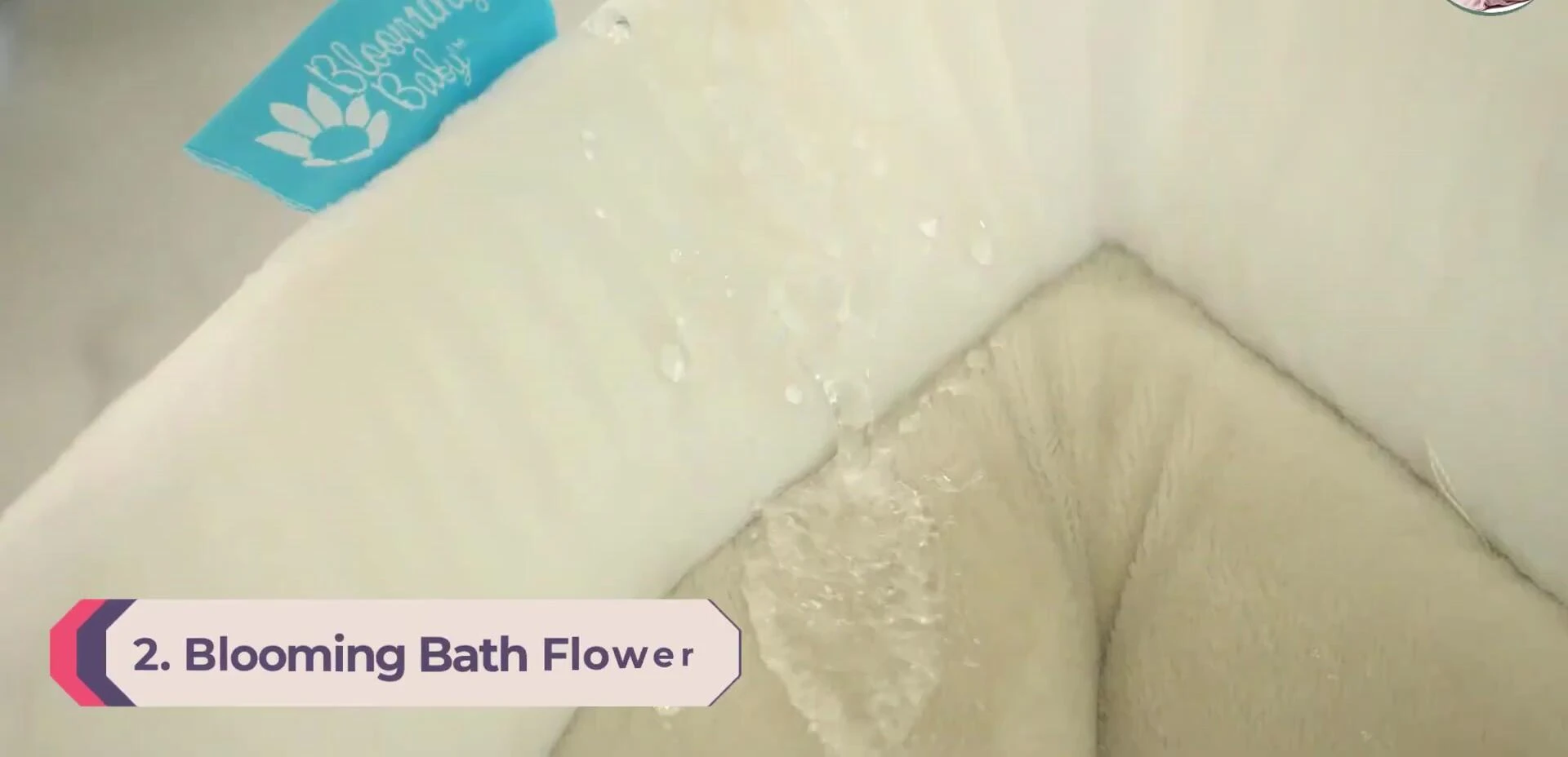 The Blooming Bath Flow Pad showcasing its plush and cozy design.