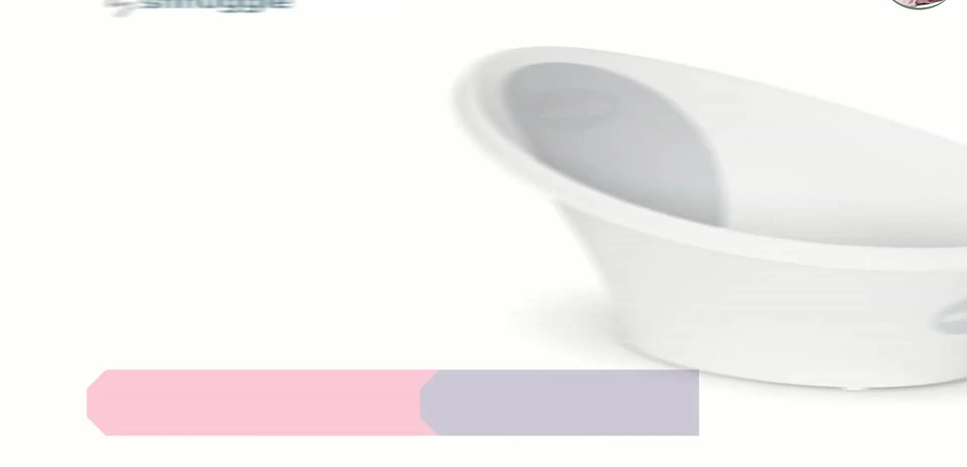 Baba Tub by Snuggle Baby shown in use.