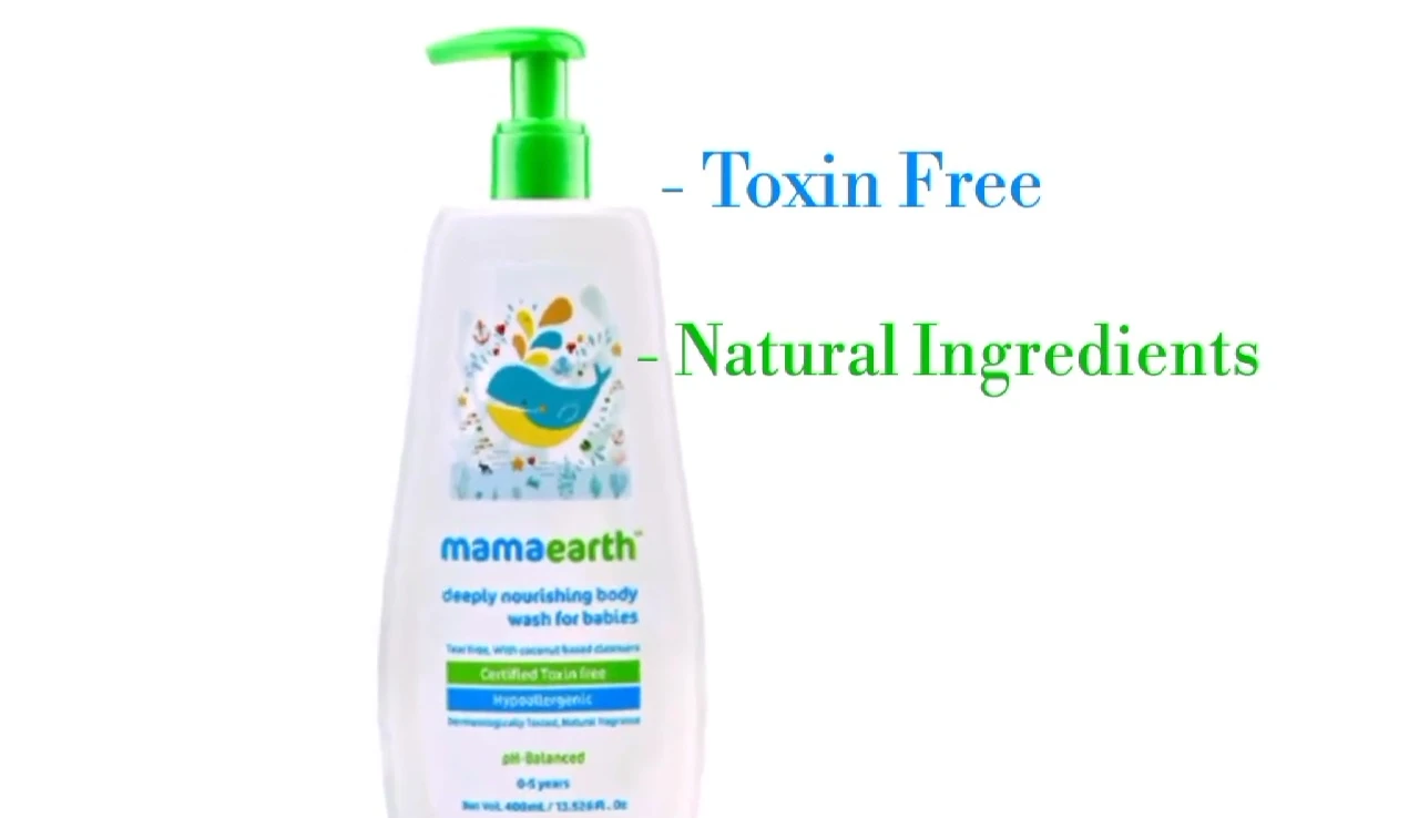 Close-up of the body wash