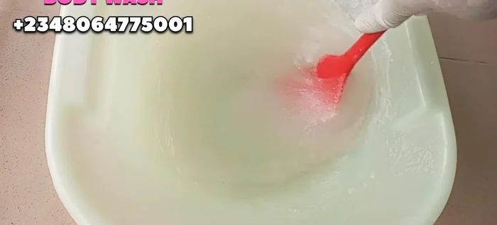 Add the remaining 200g of water to adjust the consistency. (Optional: Add any additional powders like lightening or glowing powders to this portion).