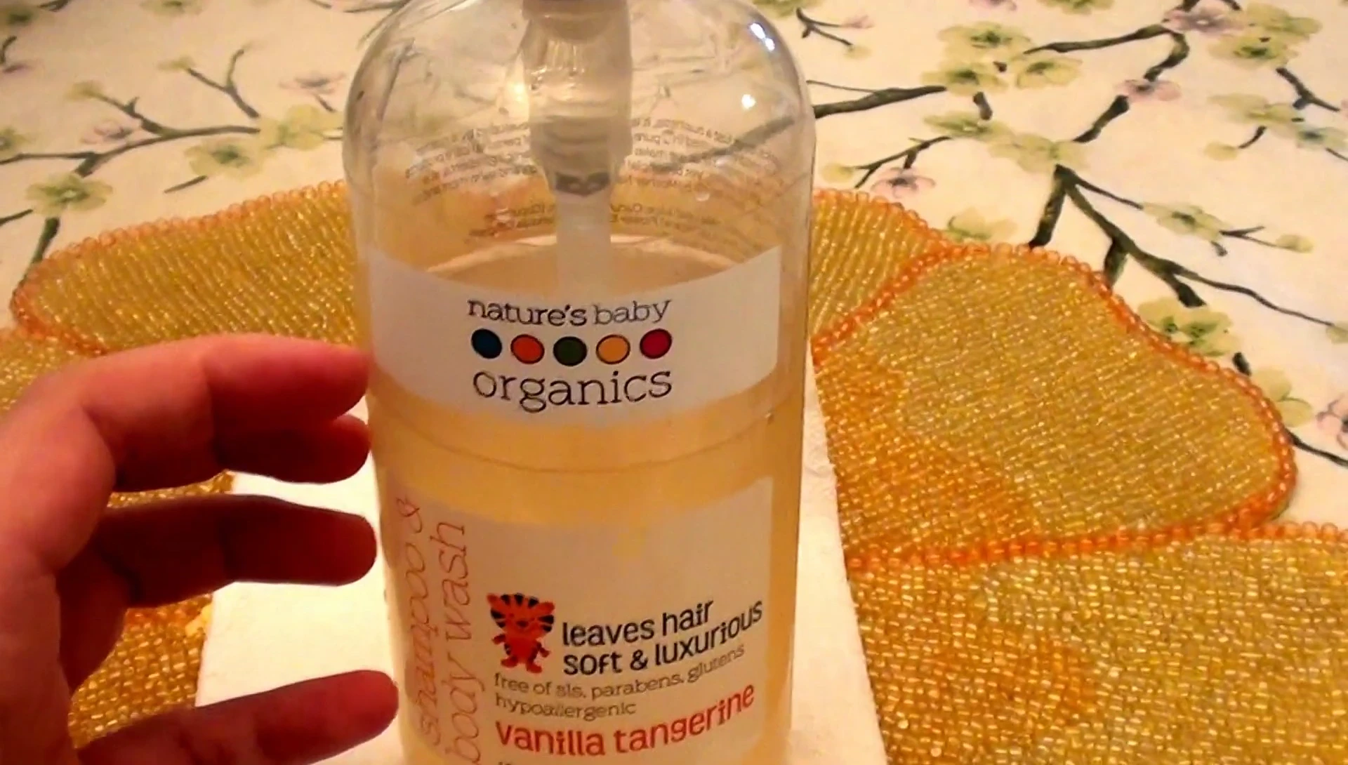 The reviewer highlighting their repeated purchases of the shampoo.