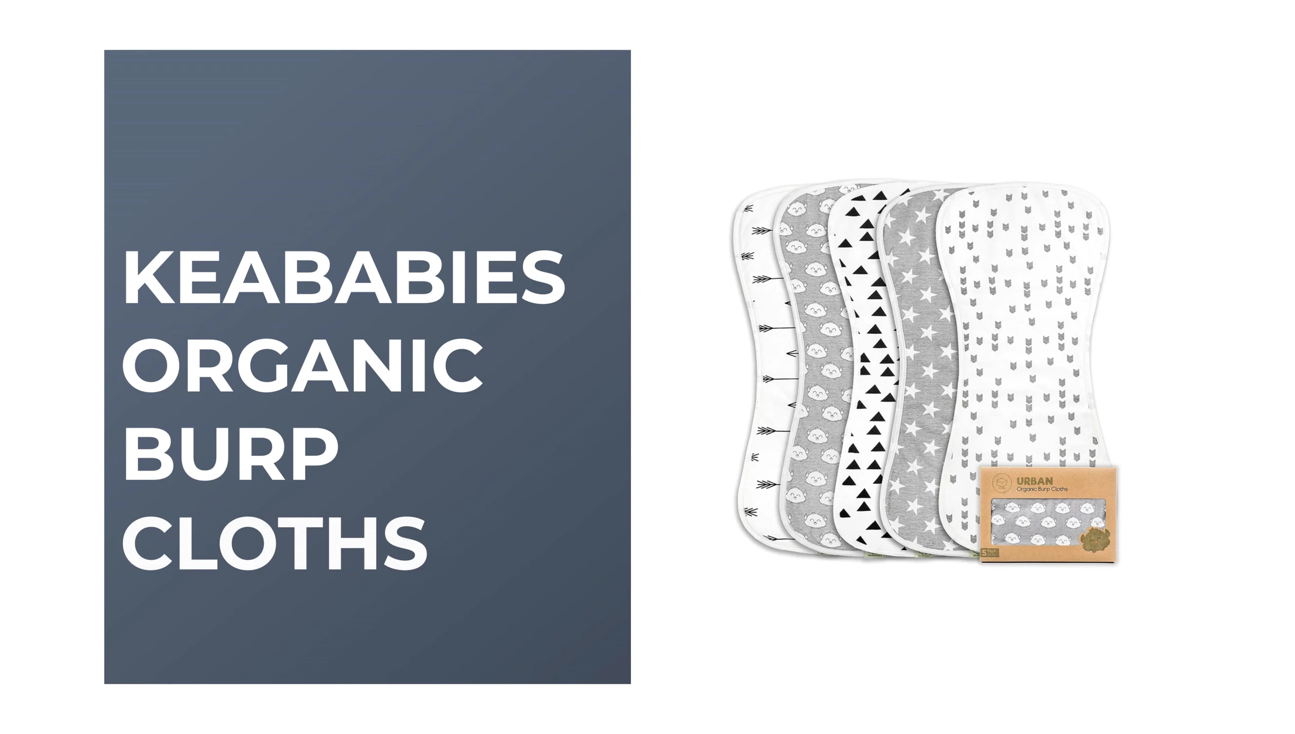 Kia Babies Organic Burp Cloths packaging