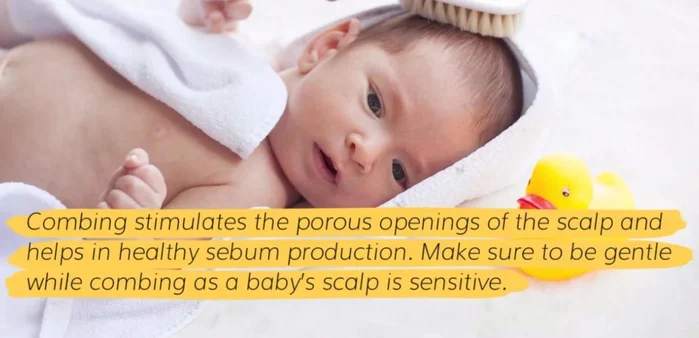 Detangling: Use a baby-friendly conditioner to prevent tangles in long hair.