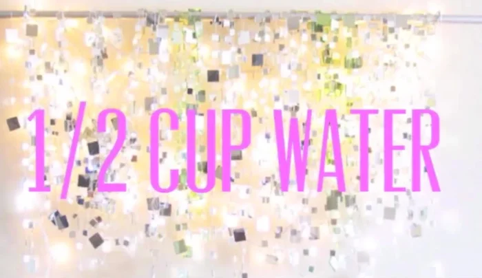 Add ⅛ of a tablespoon of laundry detergent.