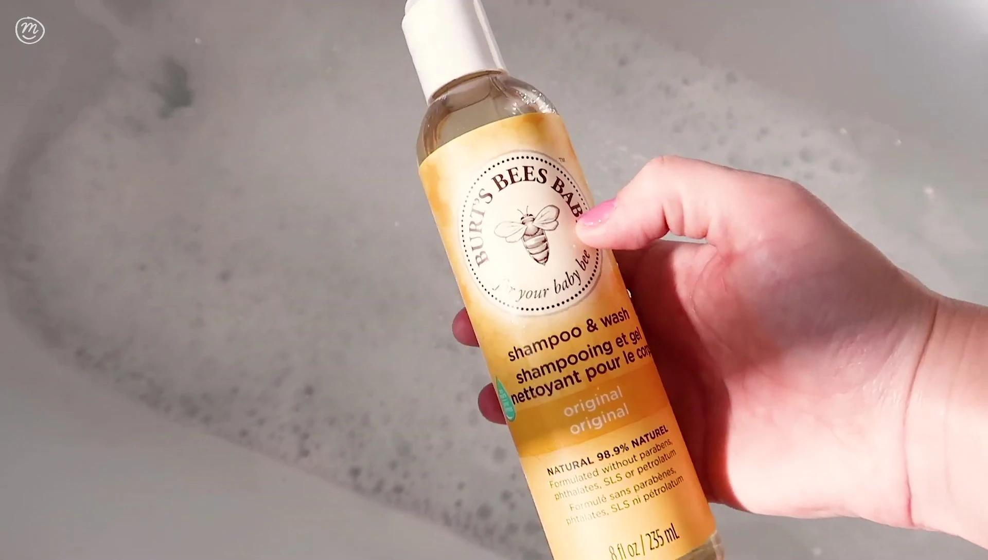 Burt's Bees Baby Shampoo and Body Wash bottle