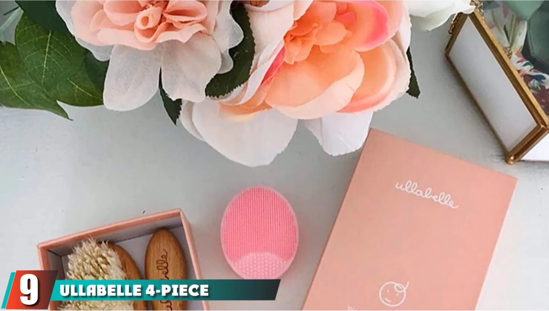 Labelle 4-Piece Wooden Baby Hair Brush Set product shot