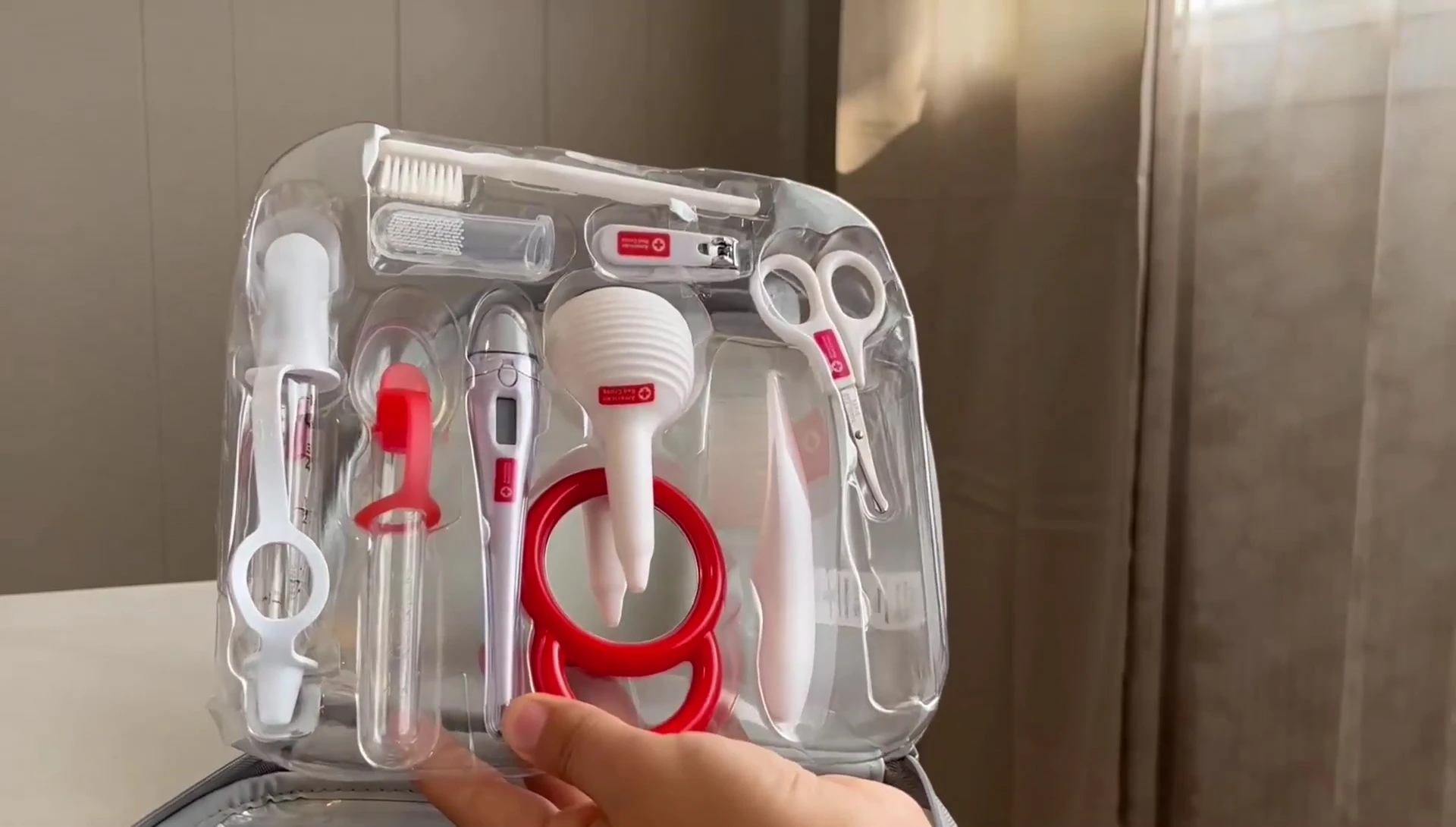 American Red Cross fingertip toothbrush