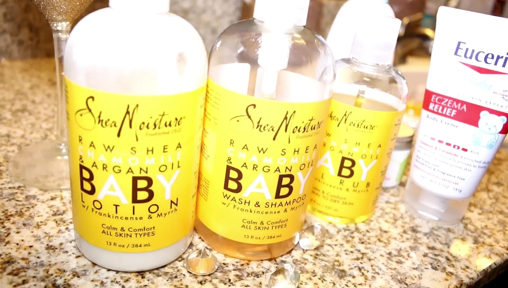 SheaMoisture Baby products on the counter