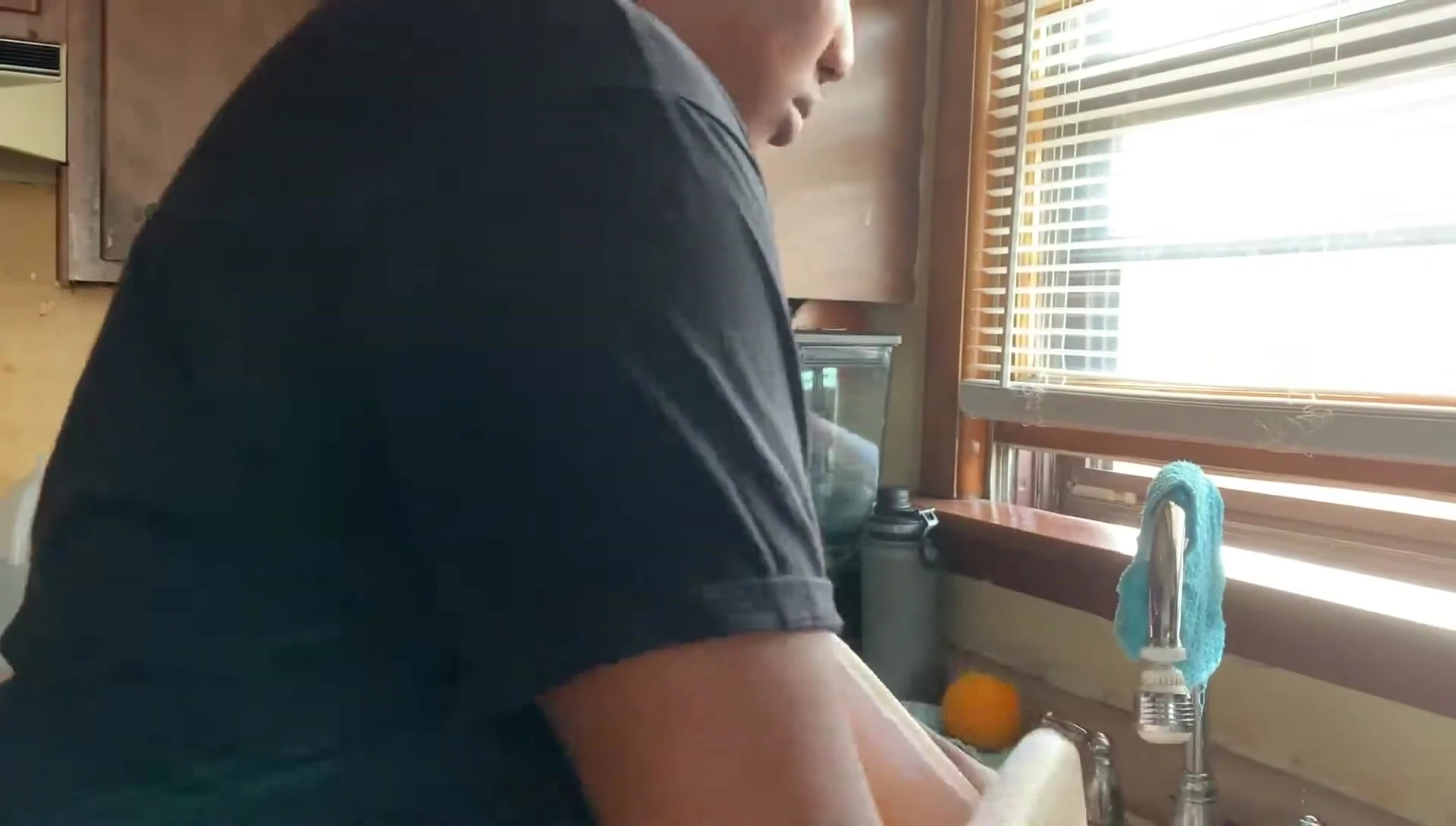 Positioning the Blooming Baby Bathtub in the sink