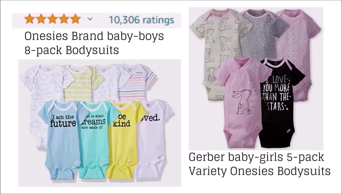 Onesies for baby boys and girls