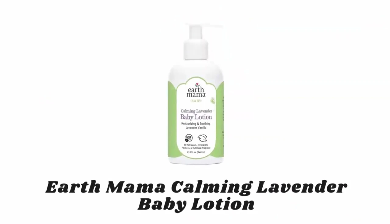 Earth Mama Calming Lavender Baby Lotion bottle