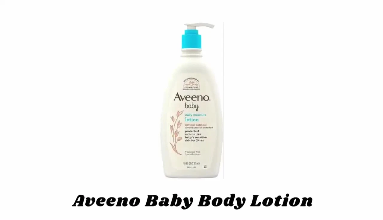 Aveeno Baby Daily Moisture Body Lotion bottle