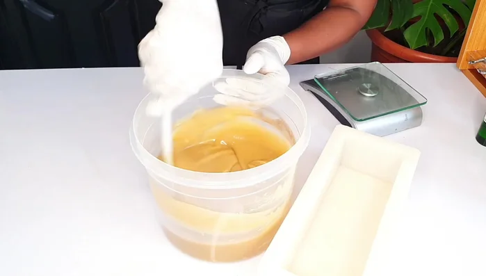 Add essential oils (frankincense and bergamot are suggested).