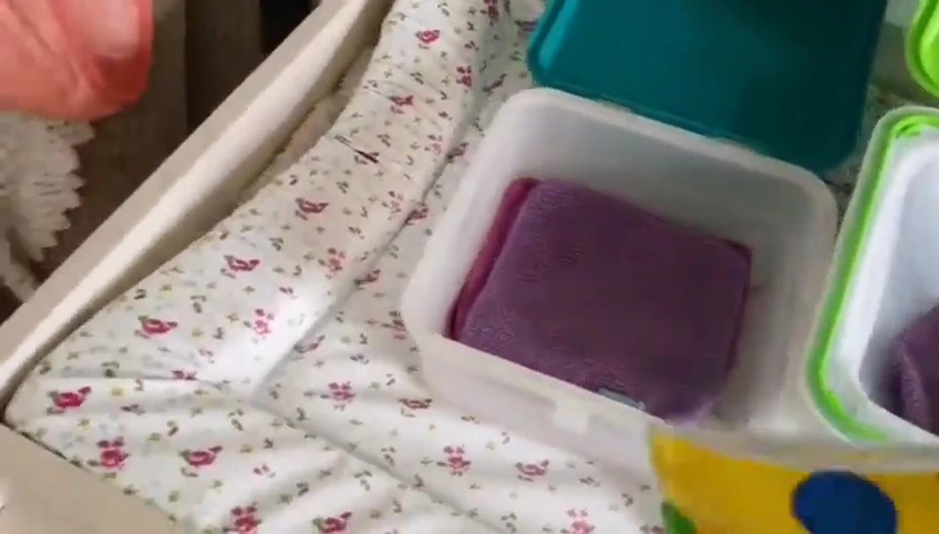A reusable ziploc-style storage bag for wipes.
