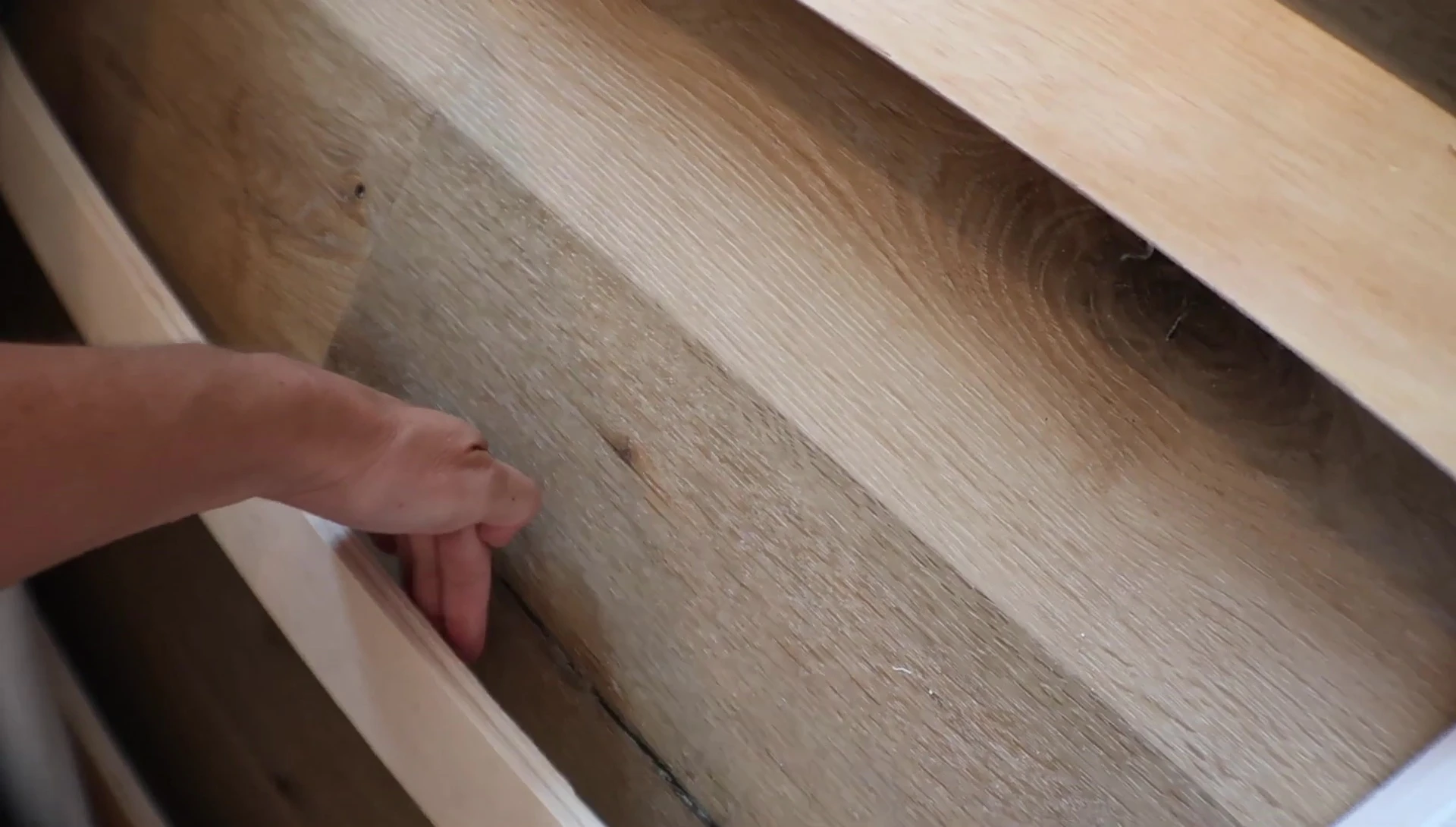 Open wooden frame