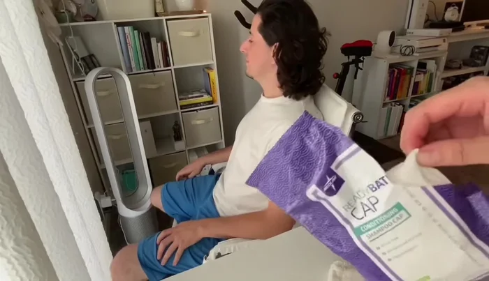 Perform a skin test to ensure the patient is not allergic to any ingredients before application.